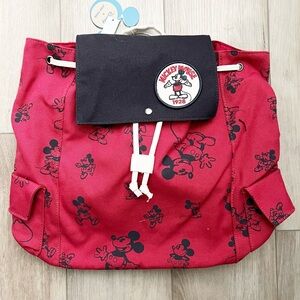 Disney x Junk Food Collab Red and Black Mickey Mouse Backback